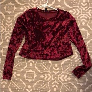 Crop top long sleeve